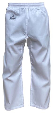 Sedroc 8 oz. Student Karate Gi Pants with Back Pocket and Elastic Waist