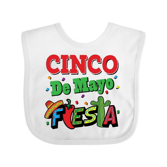Inktastic Cinco De Mayo Fiesta Party Boys or Girls Baby Bib