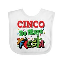 Inktastic Cinco De Mayo Fiesta Party Boys or Girls Baby Bib
