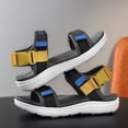 thumbnail image 5 of JAJAHO Boys Girls Sandals Summer Outdoor Athletic Kids Sport Water Shoes Lightweight Open Toe Hook And Loop Sandals For Kids Toddlers Trendy Shoes, 5 of 8