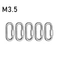 thumbnail image 1 of Greenne Carabiner Quick Link Strap Connector Steel Chain Repair Shackle D-Shape Rigging, 1 of 2