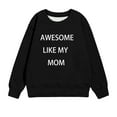 thumbnail image 4 of TFEOQRY Toddler Girls And Boys Hoodless Sweatshirts Long Sleeved Printed Round Neck Top shirt, 4 of 4