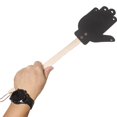 thumbnail image 4 of Fly Swatter with Stainless Steel Rivets Heavy Duty Faux Leather Fly Swatter with Wood Handle Efficient Catcher Comfortable Grip Palm Shape Insects, 4 of 8