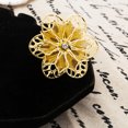thumbnail image 1 of 12 paquetes de anillos de servilletas de flores huecas, hebillas de servilleta doradas de aleación,servilleteros para Pascua, Navidad, cena, decoración de boda Sincero  Hogar, 1 of 6