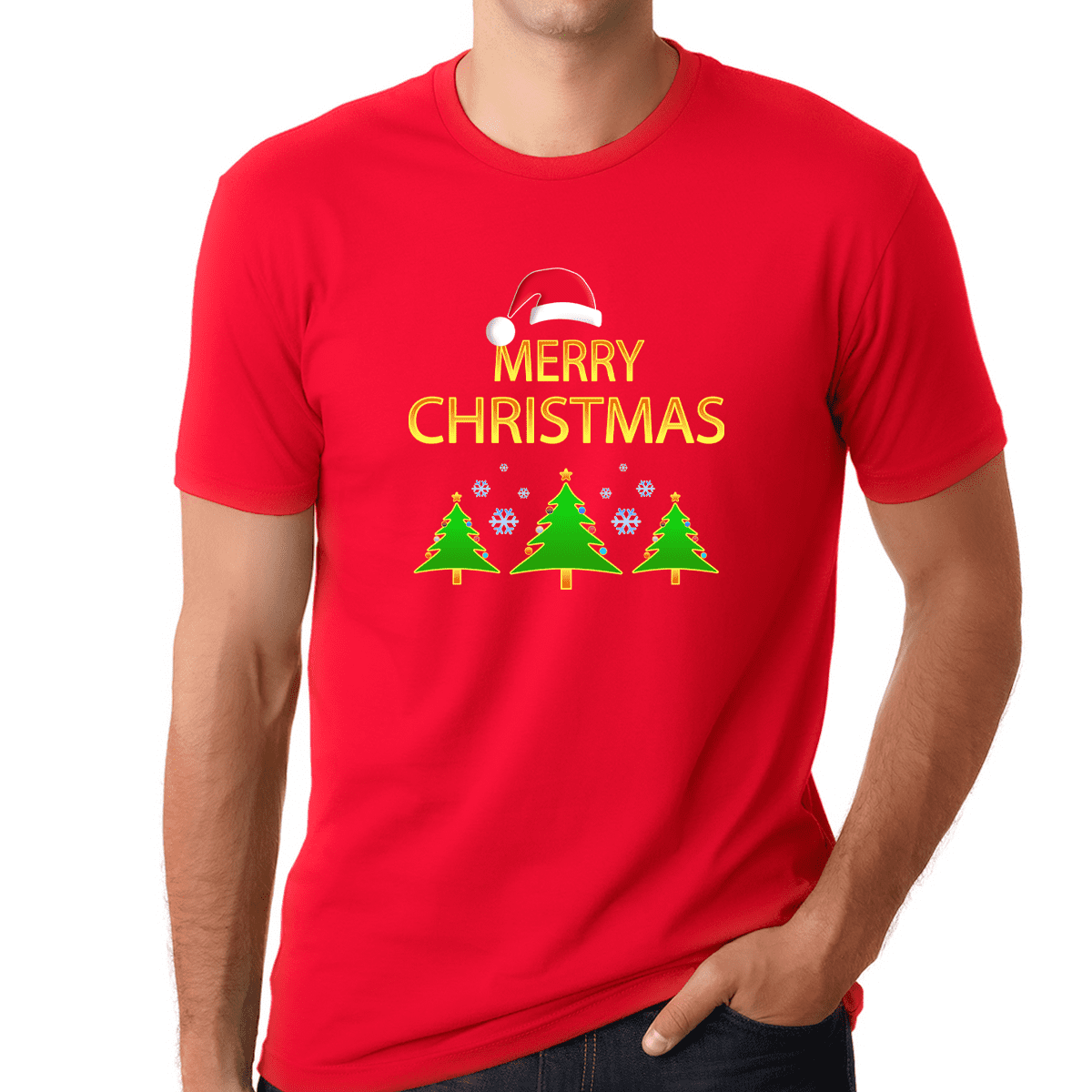 Mens Merry Christmas Shirt - Funny 