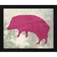 thumbnail image 2 of William Tenoever 24x20 Black Modern Wood Framed Wall Art Titled - Color Mood-Javelina 3, 2 of 6