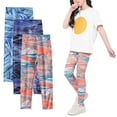 thumbnail image 1 of URMAGIC Girl's Printed Wideband Waist Leggings High Waisted Tights Workout Yoga Skinny Pants 4-10T, 1 of 7
