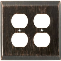 Franklin Brass Stately Double Duplex Wall Plate in Venetian Bronze