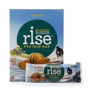 Rise Energy Plus Bar Almond Honey 2.1 Ounce (Pack of 12)