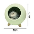 thumbnail image 2 of Linda luz nocturna de casa de gato para niños, luz nocturna portátil, carga USB, lámpara de ambiente de dormitorio, 2 of 5