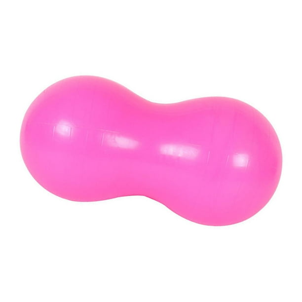 Pelota de cacahuete, silla de ejercicios, fitness, pilates, entrenamiento de core, entrenamiento de estabilidad con flexiones, equilibrio, abdominales Rosa
