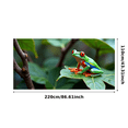thumbnail image 3 of Vibrant Frog Themed Backdrop Banner Nature Inspired Decorations for Party Photography Props Jungle Themed Events Animal Lovers Gatherings, 3 of 8