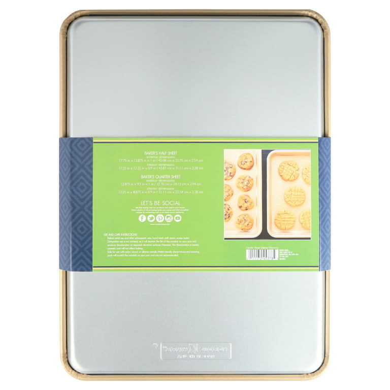 Nordic Ware Naturals Non-Stick Baking Sheet - Gold, 16.25 x 11.25 in -  Kroger