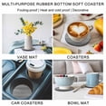 thumbnail image 5 of Grey Ombre Wooden Coasters Set of 4, Absorbent Coasters for Drinks, Farmhouse Retro Gray Wood Gradient Coaster for Desk Coffee Table Protection, Home Decor House Warming Gifts 4", 5 of 8