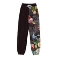 thumbnail image 5 of Pntutb Mujer Moda Casual Estampados Cintura Elástica Pantalones Largos Rectos Pantalones De Chándal Pntutb Pntutb-6693, 5 of 5