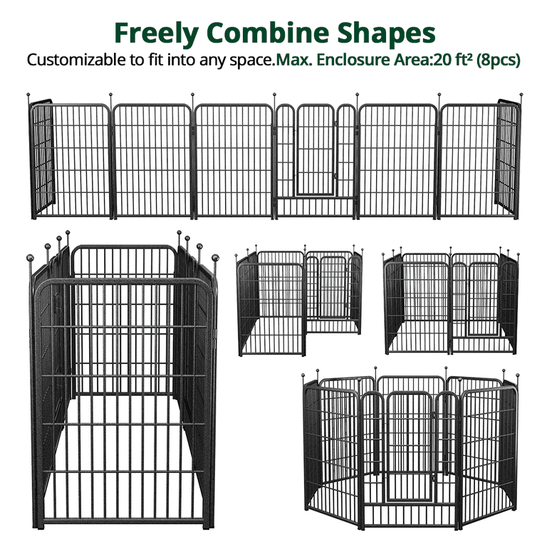 DomiPet Heavy Duty 8-Panel Dog Pen, 40-Inch Height photo 8