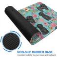 thumbnail image 6 of Long Mouse Pads for Desk,Bichon Dog Blue Florals Desk Mats on Top Of Desks, Desk Mouse Pad Extra Large with 3mm Non-Slip Base and Stitched Edge for Gaming,Office,Work,Home 31.5"x11.8", 6 of 6