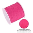thumbnail image 4 of Unique Bargains Cordon en Satin de Nylon 0,8 mm x 109 Yard Corde Tressée à Perles 0,8 mm, Rouge Rose Fluorescent, 4 of 6