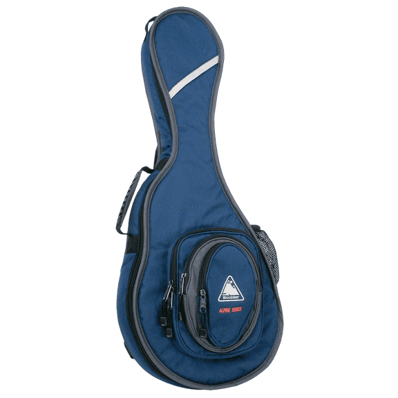 Boulder CB-320BL Alpine Deluxe F-Model Mandolin Gig Bag – Navy Blue