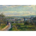 thumbnail image 2 of Camille Pissarro 24x18 Gold Ornate Framed and Double Matted Museum Art Print Titled - View of Saint-Ouen-L'Aumone (1876), 2 of 4