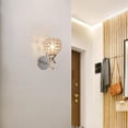 thumbnail image 3 of Lámpara de Pared LED, Pantalla de Cristal, Entrada, Mesita de Noche, Apliques de Pared, Accesorio de Iluminación Sunnimix Lámparas de pared tipo loft para sala de estar, 3 of 8