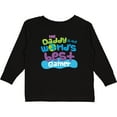 thumbnail image 3 of Inktastic World’s Best Gamer Daddy Boys or Girls Long Sleeve Toddler T-Shirt, 3 of 5