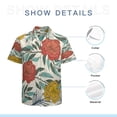 thumbnail image 7 of High Quality Hawaiian Shirts for Men Short Sleeve Aloha Beach Shirt Floral Summer Casual Button Down Shirts Blouses WY2AWP, 7 of 7