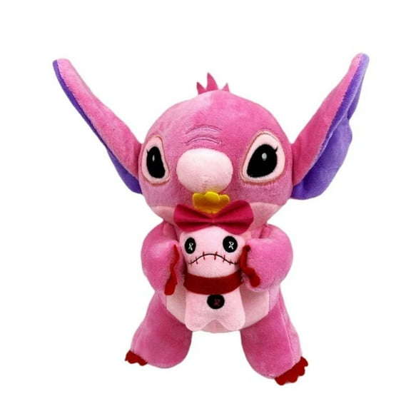 Angel Plush Doll with Scrump – 9" Stuffed Toy – Pink Alien from Lilo & Stitch