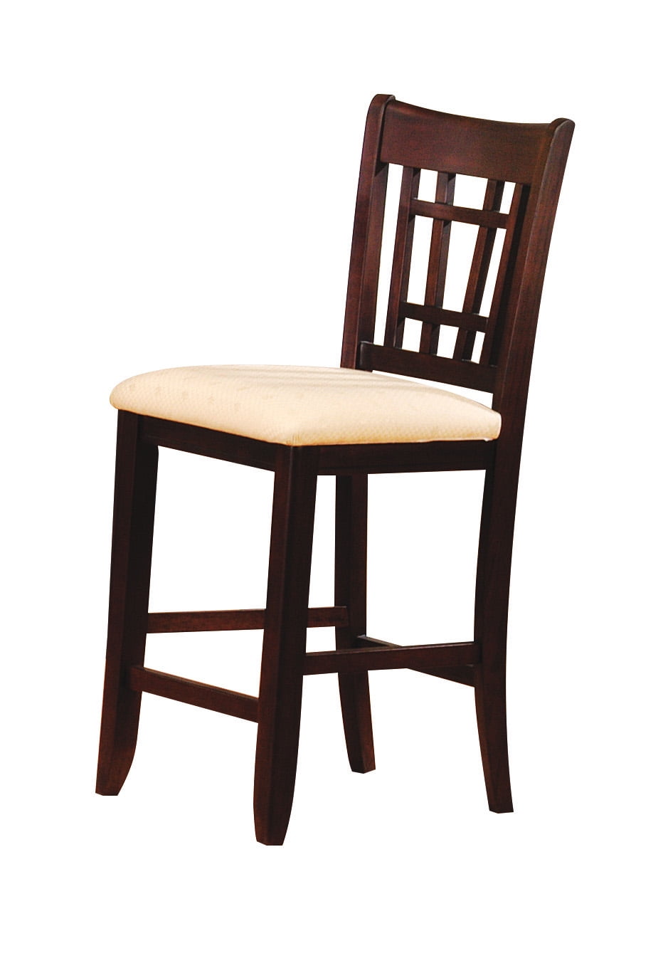 Bar Chair, Walnut Finish, Set of 2 - Walmart.com - Walmart.com