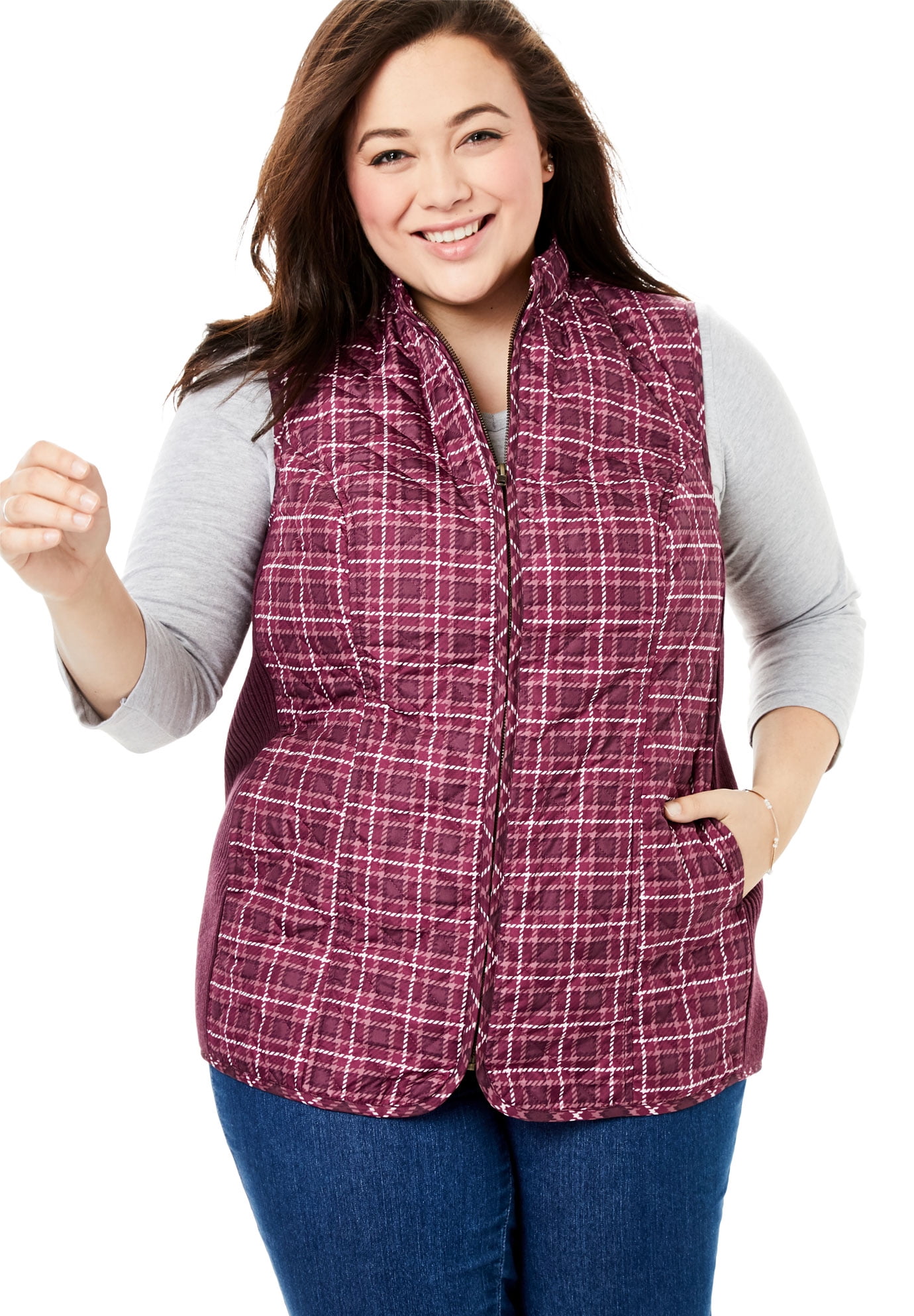 plus size quilted pullover vest plus size quilted pullover vest