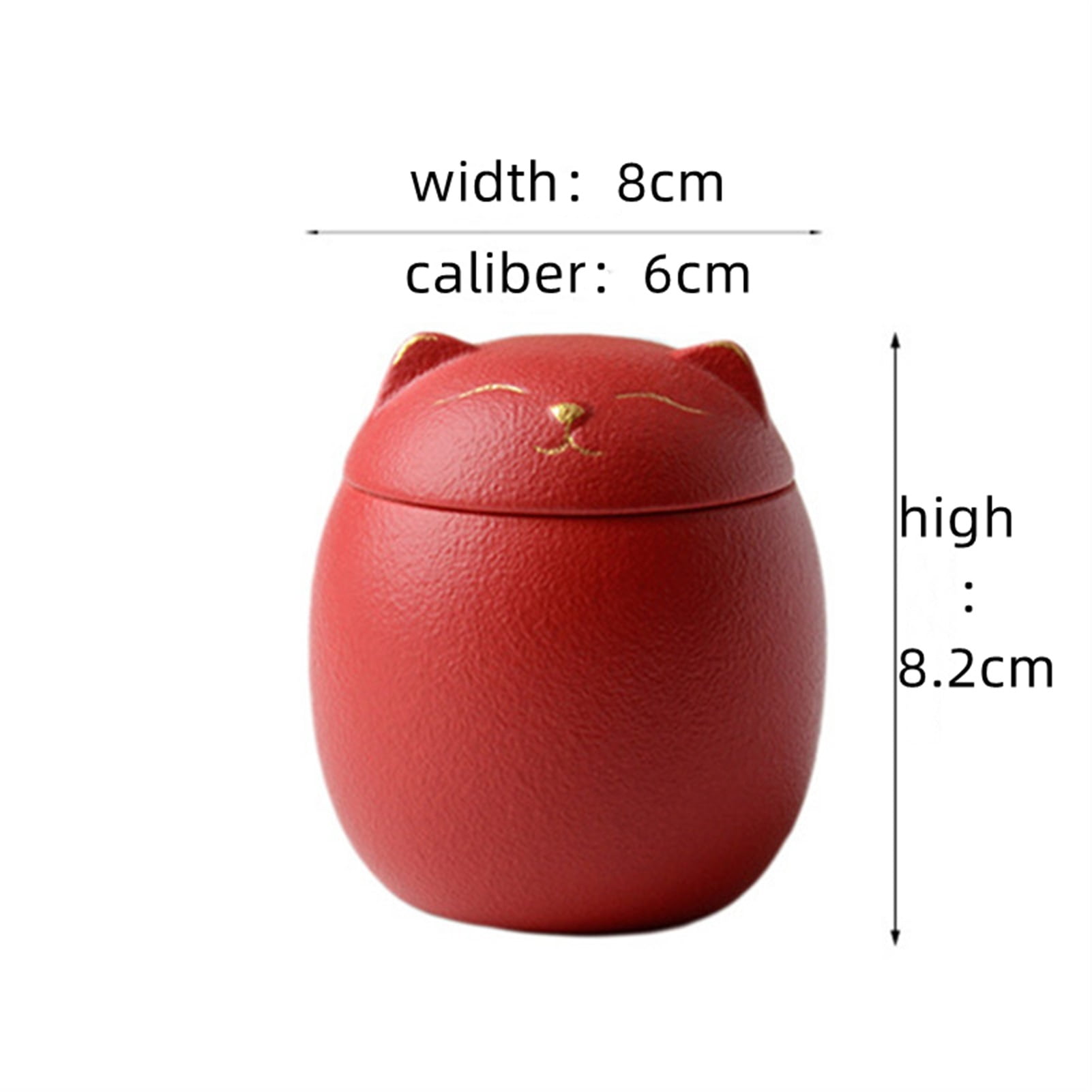 Urn For Pet Ashes- Cat Shape Memorial Cremation Urns-Handcrafted Black Decorative Urns For Funeral Cat Urn Dog Urn