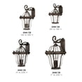 thumbnail image 3 of 2444CB Hinkley Lighting San Clemente - 3 Light Medium Outdoor Wall Lantern in Traditional and Glam Style - 12.25 Inches Wide by 19.75 Inches, 3 of 9