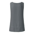 thumbnail image 5 of Womens Tops Women Chiffon Tank Sleeveless Top Double Casual Blouse Tunic Shirts for Women, 5 of 5