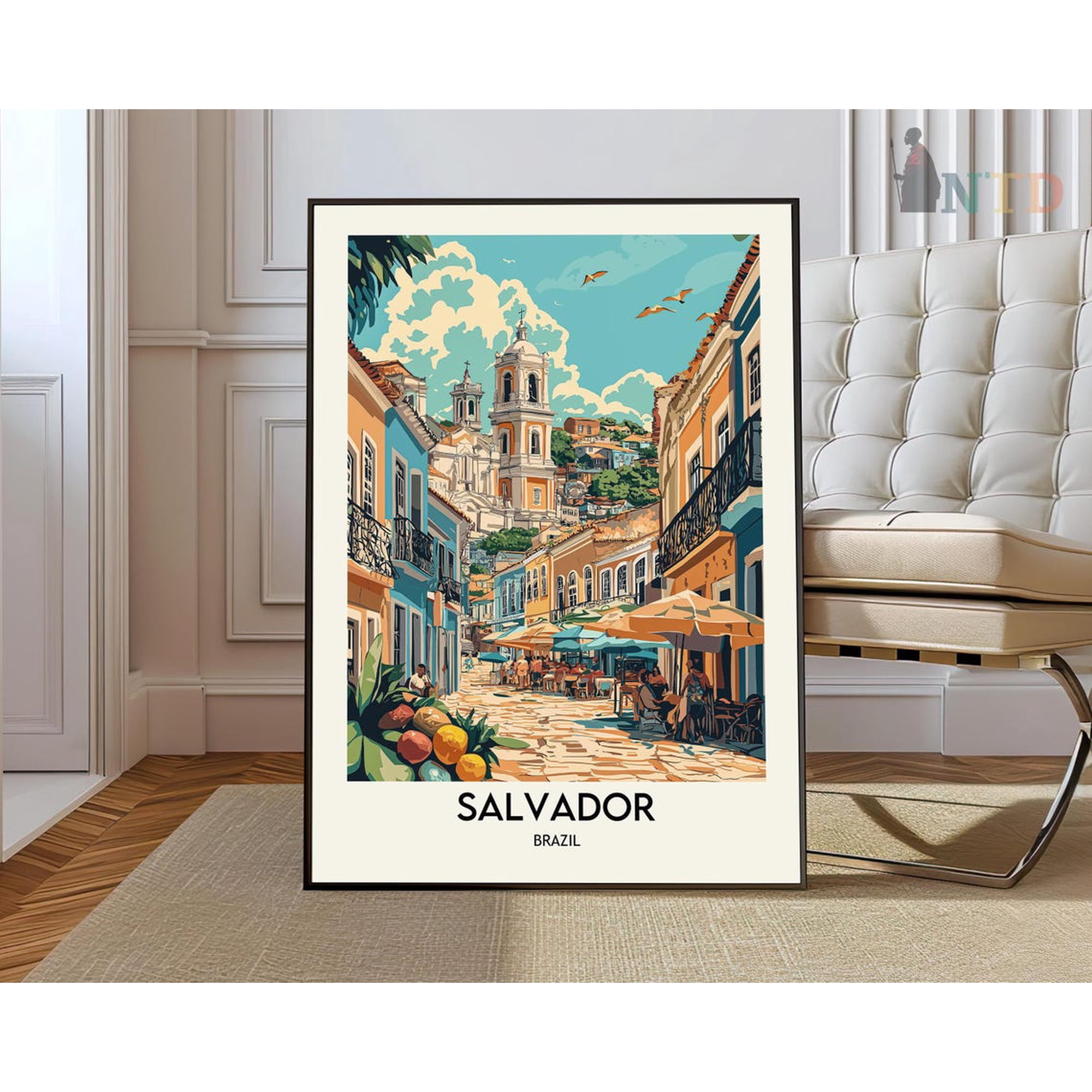 Salvador Bahia Brazil Poster , Poster Print Only