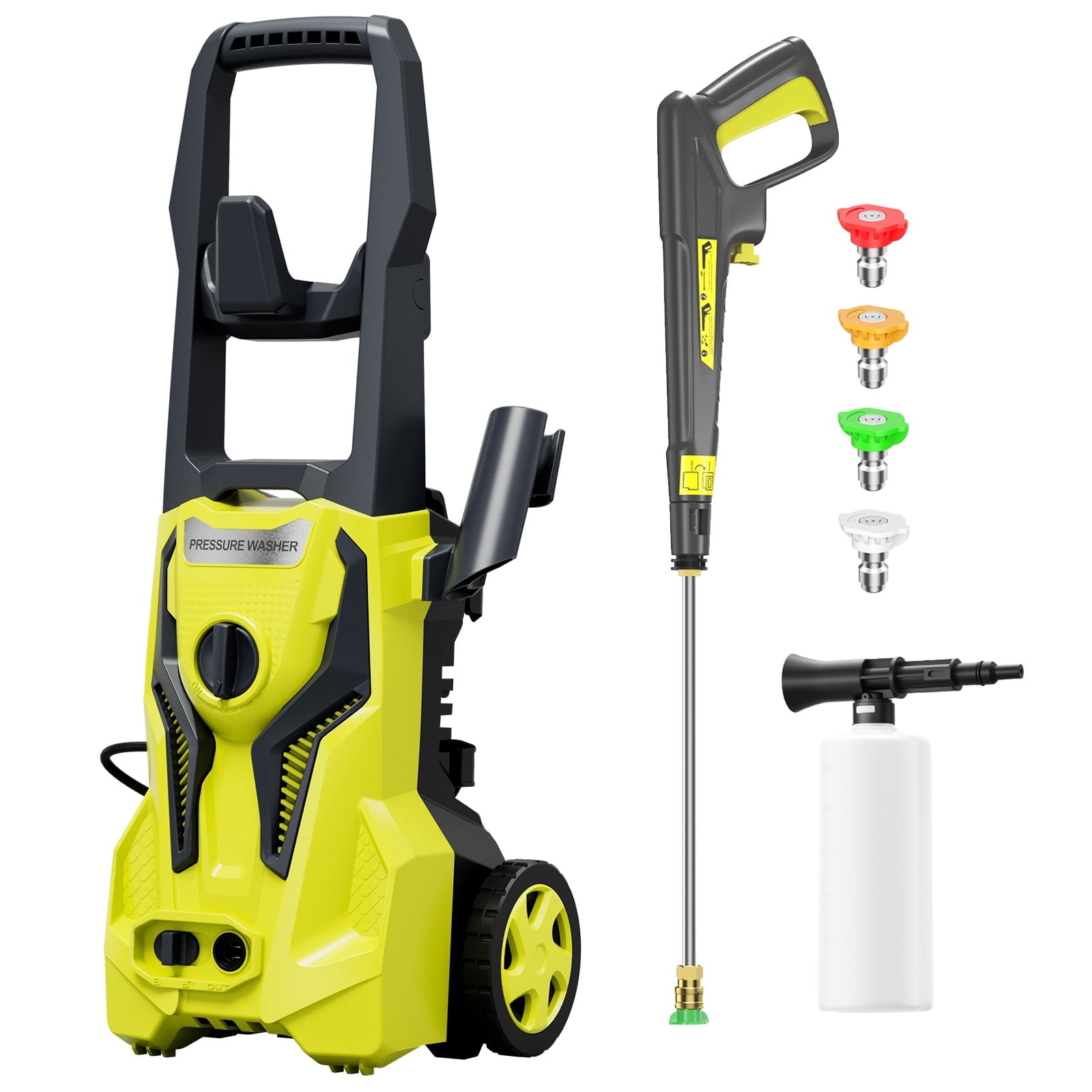 Free Shipping! Hyper Tough Electric Pressure Washer 1600 PSI for