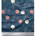 thumbnail image 1 of Soimoi Rayon Fabric Geometric & Polka Dots Printed Fabric 1 Yard 42 Inch Wide, 1 of 3