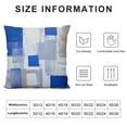 thumbnail image 5 of COMIO Abstract Paint Ocean Decorations Pillow Covers , Throw Pillows Covers for Outdoor Couch Sofa Living Room Ombre Blue Grey Couch Pillows Cushion Cover, 5 of 5