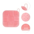 thumbnail image 3 of Unique Bargains 1 Pc Nine-square Double-sided Bath Brush Shower Brush Pink, 3 of 6