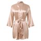 thumbnail image 4 of Bata de satén para dama de honor para mujer - Albornoz corto tipo kimono para bodas, cintura ajustable, tallas S-XL, 4 of 6
