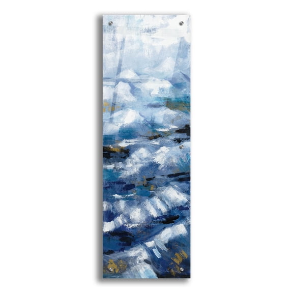 Epic Art 'Above the Mountains III' by Silvia Vassileva, Acrylic Glass Wall Art, 12"x36"
