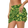 thumbnail image 5 of Uorisango Cute Four-Leaf Clover Womens Running Sports Pickleball Skirt Size 3XL Lightweight Casual Women's Athletic Golf Skorts Skirts Fashion Inner Shorts Workout Sports Outing Wear, 5 of 7