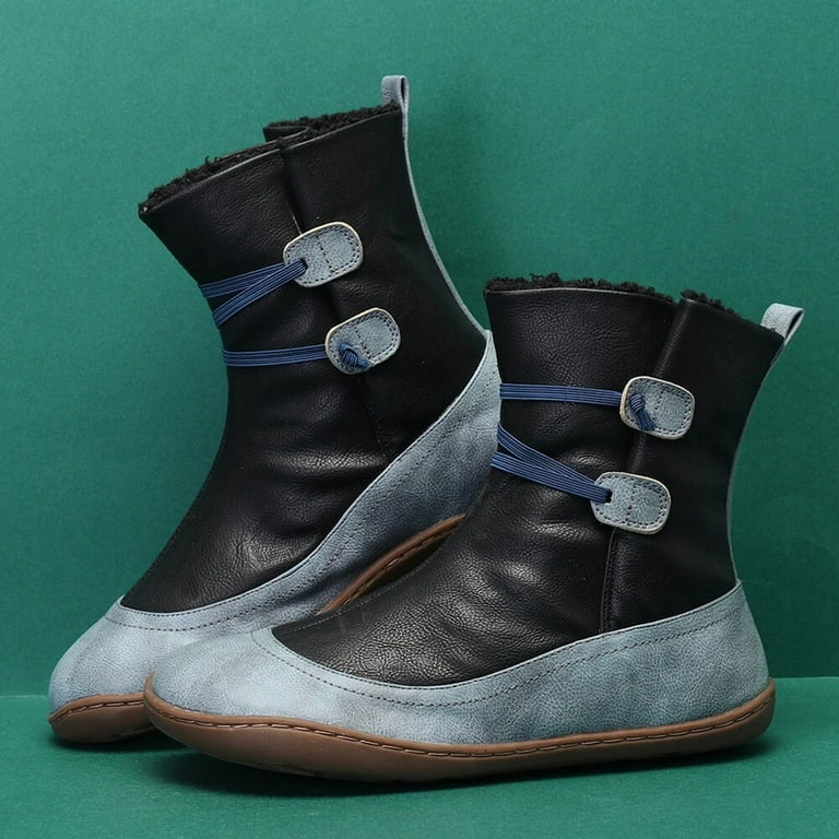 Velvet clearance flat boots