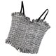 thumbnail image 1 of Camisola para mujer, Top con borlas, ajustado, sin mangas, elegante, informal, camiseta sin mangas de verano para mujer, negro, talla libre, 1 of 12