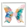 thumbnail image 5 of Stupell Industries Pastel Watercolor Pattern Butterfly Silhouette Painting Graphic Art White Framed Art Print Wall Art, Design by Susan Jill, 5 of 5