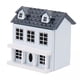 thumbnail image 1 of 2x1:12 Adornos Madera Casa Pequeña Decoración Azul Sunnimix Miniaturas de casa de muñecas, 1 of 8