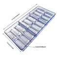 thumbnail image 3 of Oval Shaped Moulds Set Transparent Chocolate Candy Making DIY Baking Tools and Accessories for Kids Food, 3 of 9