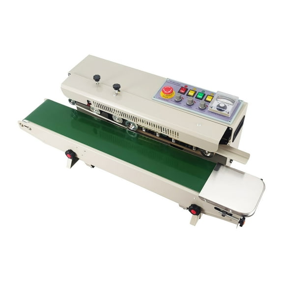 Techtongda FRD-1000-II Continuous Bag Sealing Machine Ink Coder Automatic Band Sealer Film Plastic Bag Packing Machine Horizontal