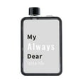 thumbnail image 2 of Pareja Botella de agua Taza Jarra de agua Durable Reutilizable Creative para Camping , negro 380M negro BLESIY botella deportiva, 2 of 8