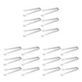 thumbnail image 1 of Advancent 6x Pinzas plateadas para hielo de acero inoxidable sin olor - Lavavajillas Limpiar Fácil de guardar Clip de cocina Ahorre tiempo y Type1 NO1, 1 of 6