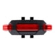 thumbnail image 5 of Luz Trasera Ultrabrilnte para Luz Trasera Impermeable Recargable Por USB - Luz de Seguridad con Botón Grande - Accesorio LED de rojo DYNWAVEMX Luz trasera de bicicleta USB, 5 of 8